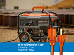Safety Orange Extension Cord